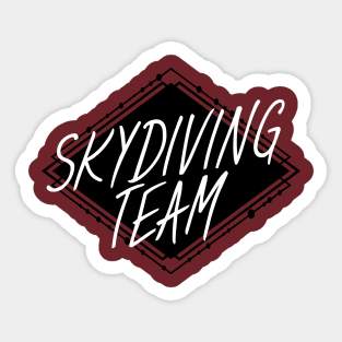 Skydiving team Sticker